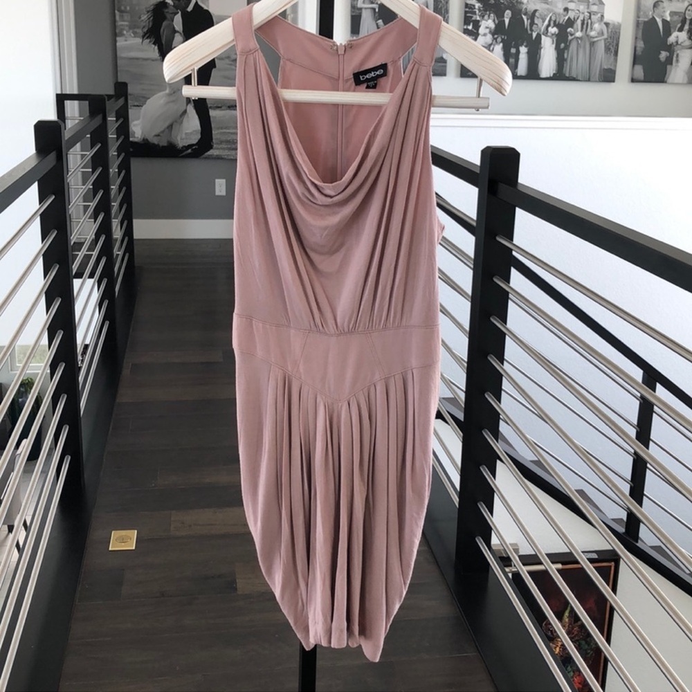 Bebe Pink Gyspy Rose Dress